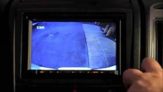 How to use the reversing camera on the AutoTrail motorhome audio visual system [upl. by Jit349]