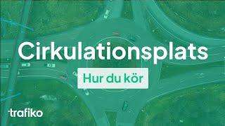 Hur du Kör i Cirkulationsplats Rondell filmat [upl. by Ayama219]