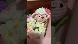 Crochet Bouquet💐 crochet bouquet beautiful [upl. by Eivlys]