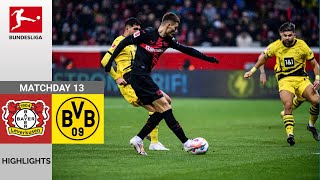 Bayer Leverkusen vs Borussia Dortmund  11  Zusammenfassung  1 Bundesliga 202324 [upl. by Sinnard]