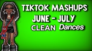 CLEAN🫧🪥 TIKTOK MASHUPS JUNEJULY CLEAN DANCES 2024 [upl. by Ahsilra]