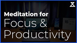 Meditation for Focus and Productivity 15 Mins Voice Only No Music [upl. by Meluhs456]