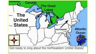 The Northeastern US Geography Song amp Video Rocking the World [upl. by Cailly]