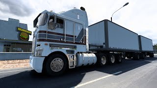 Kenworth K200 Aerodyne  ATS Realistic Truck Driving  Delivery of tableware from Elko to Twin Falls [upl. by Buckden]