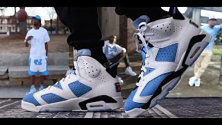 HOW TO STYLE Jordan 6 UNC Outfit ideas [upl. by Ahsennek]