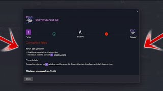 HOW TO FIX FIVEM CONNECTION ERROR FAILED WORKS IN ALL SERVERS‼️ GTA RP  GRIZZLEYWORLDRP [upl. by Placia569]