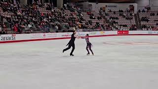 MarieJade LauriaultRoman Le Gac 2024 Canadian FS Nationals FD [upl. by Annig940]