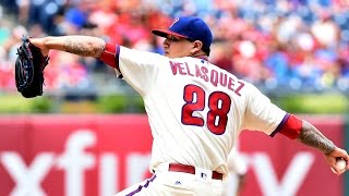 Vince Velasquez 2016 Highlights [upl. by Nyhagen]