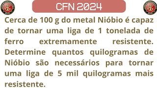 CFN  Cerca de 100g do metal Nióbio é capaz de tornar uma liga de 1 tonelada de ferro extremamente [upl. by Atazroglam]