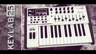 Arturia Keylab 25 Review on BBoyTechReportcom [upl. by Lombardy536]