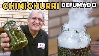 Como Fazer Chimichurri Defumado Molho Chimichurri  Tv Churrasco [upl. by Nylegna]