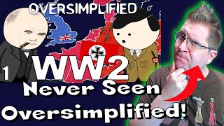 History Noob Watches OverSimplified  WW2 Part 1  FIRST TIME Seeing OverSimplified Reaction [upl. by Tolland]