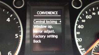 VW auto door lock amp unlock function  quotHow toquot set up [upl. by Haon943]