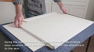 How to Install a Decorative Cabinet End Panel [upl. by Rivard]