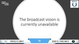 Mirfield CC 2nd XI v Denby CC Yorks 2nd XI [upl. by Snook]