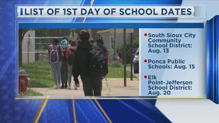 1st Day Of School Dates [upl. by Lindley]