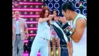 ENG SUB Baifern Pimchanoks Thai Boxing skills Cut March 22 2013 [upl. by Ttirrem]