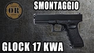 Hd smontaggio ITA PISTOLA Glock 17 kwa scarrellante greengas no Co2 Caricare Regolare hop up [upl. by Ilenna605]