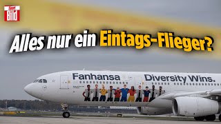 Heftige Kritik DFBFlieger verfehlt das Ziel  BILD LIVE [upl. by Wrigley24]