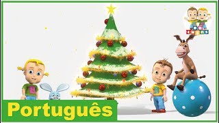 As Cores do Natal  Canções de Natal  Creche PréEscolar  BBtwins  Vídeos HD  Português [upl. by Jenne]