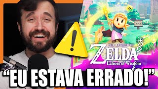 O NOVO ZELDA É MELHOR DO QUE EU IMAGINAVA [upl. by Refinnaj]