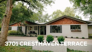 Welcome to 3701 Cresthaven Terrace Fort Worth TX 76107  LEAGUE Real Estate [upl. by Ortrud]