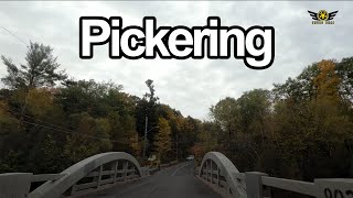 PEACEFUL PICKERING ONTARIO 4K DRIVE SCENIC DRIVE 6102020 [upl. by Rednave125]