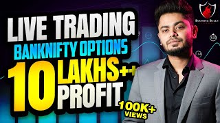 Live Trading  Bank Nifty Options  Anish Singh Thakur  Booming Bulls [upl. by Oisorbma]