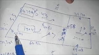 Calculation Site Land Area Measurements And Subdivide In To Plots [upl. by Auqinat]