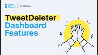 TweetDeleter Dashboard Features [upl. by Brigid436]