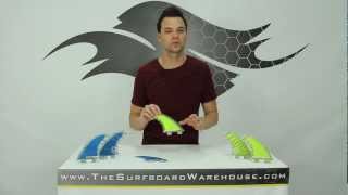 FCS MF1 amp MF2 Fins Mick Fanning Fins Review [upl. by Issac]