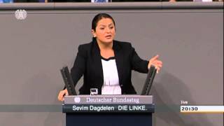 Sevim Dagdelen DIE LINKE Soziale Integration fördern  von der Agenda 2010 verabschieden [upl. by Ramoj41]