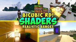 BICUBIC SHADER MCPE 120 REALISTIC   Shaders for mcpe 120  mcpe shaders 120  shaders [upl. by Rentsch]