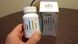 Alli Orlistat Weight Loss Aid Review [upl. by Tiffany]