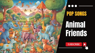 Animal Friends  MelodicKids  Nursery Rhymes amp Children Songs [upl. by Ion560]