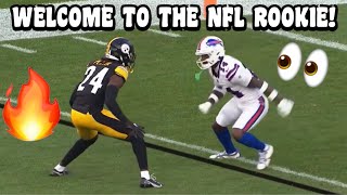 Joey Porter Jr Vs Stefon Diggs 👀🔥 WR Vs CB 2023 Steelers vs Bills NFL Preseason highlights [upl. by Claiborn]