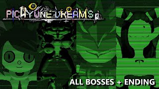 Picayune Dreams  All Main Bosses  Ending SPOILERS [upl. by Connor]