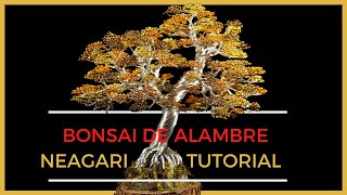 🌳🌳COMO HACER ARBOL BONSAI DE ALAMBRE ANAGARI PASO A PASO DIY [upl. by Siskind246]