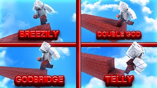 Bedwars but if I die I switch to a different bridge method [upl. by Nohtiek]