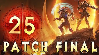 PATCH FINAL amp DATES  SAISON 25  Diablo 3 [upl. by Aneez254]