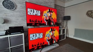 QLED vs OLED gaming test with PS4 Pro [upl. by Rocker]