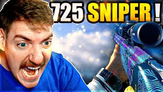 1 TIRO APENAS a 725 SNIPER no COD WARZONE [upl. by Oralie179]