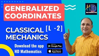 Generalised coordinates in classical mechanics  analytical dynamics Msc csir net maths in hindi [upl. by Epuladaugairam]