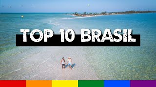 Top 10 Lugares Incríveis para Viajar no Brasil [upl. by Llenil]