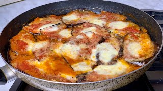 MELANZANE alla PARMIGIANA a MODO MIO in PADELLA più LEGGERA più VELOCE [upl. by Crompton]