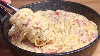 Leckeres Abendessen in 10 Minuten Perfekte cremige Pasta [upl. by Colvert]