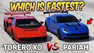 GTA 5 ONLINE  TORERO XO VS PARIAH WHICH IS FASTEST [upl. by Iva818]