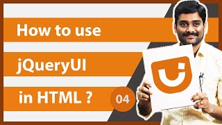 How to use jQuery UI in HTML  jQuery UI Tutorial 04 [upl. by Enyale]