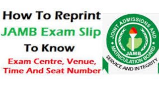 JAMB REPRINT SLIP 2023  LEARN TO DO IT YOURSELF [upl. by Ayhay]