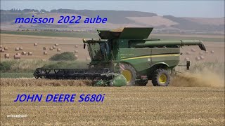 MOISSON 2022  JOHN DEERE S680i SAVIERES AUBE [upl. by Oilime]